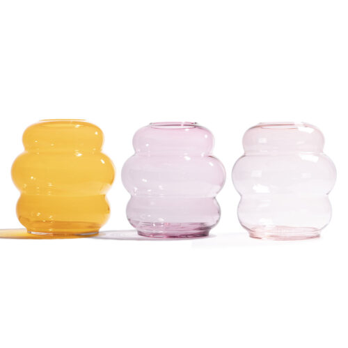 Muse Vase Clear Copper XL van Fundamental Berlin - Afbeelding 2