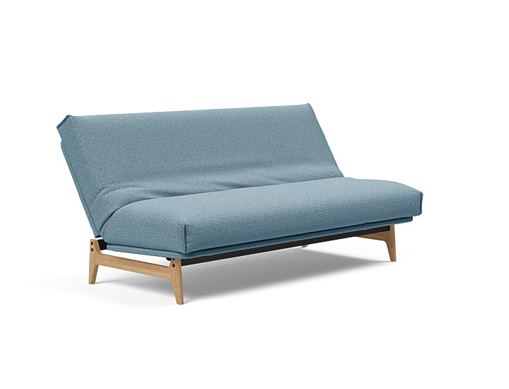 Slaapbank Aslak 140 met afneembare hoes Classic Mattress van Innovation Living - Afbeelding 2