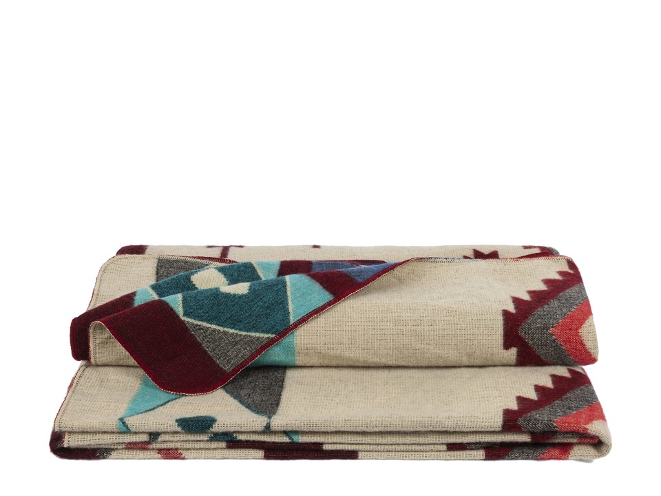Native Plaid Wine Red van Alpaca Loca - Afbeelding 3