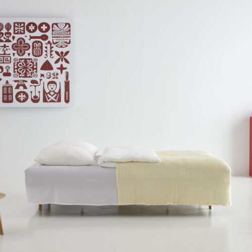 Alternative view of Slaapbank Aslak 140 Latex Mattress van Innovation Living