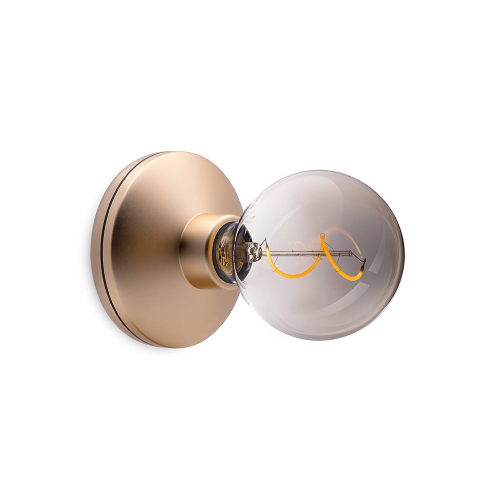 Bee Gold Smoked Wireless Wall Light van Humble Lights