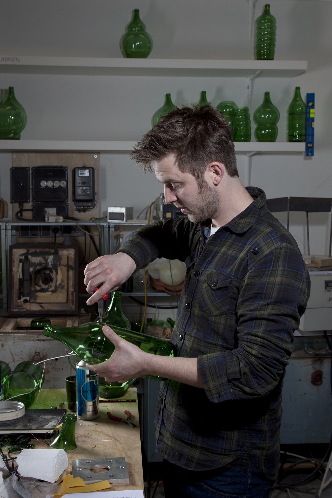 Bottle vazen van Klaas Kuiken - Afbeelding 8