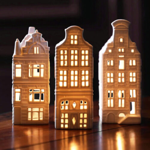 Alternative view of &Klevering Canal house waxinelichthouders – set van 3