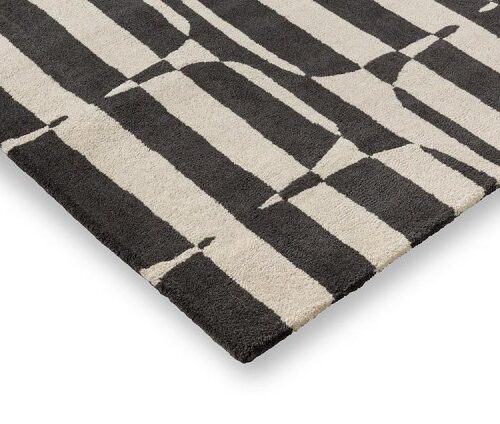Brink & Campman Lohko Stripe Charcoal Vloerkleed - Afbeelding 4