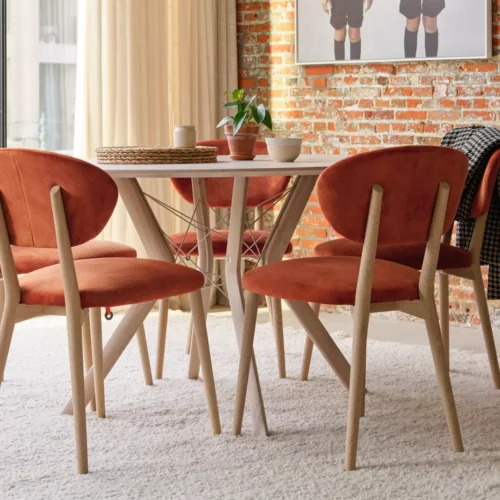 Toro stoel met houten frame van Mobitec - Afbeelding 3