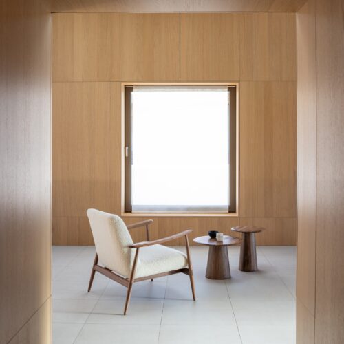 Gazzda Aska Lounge Chair notenhout - Afbeelding 5