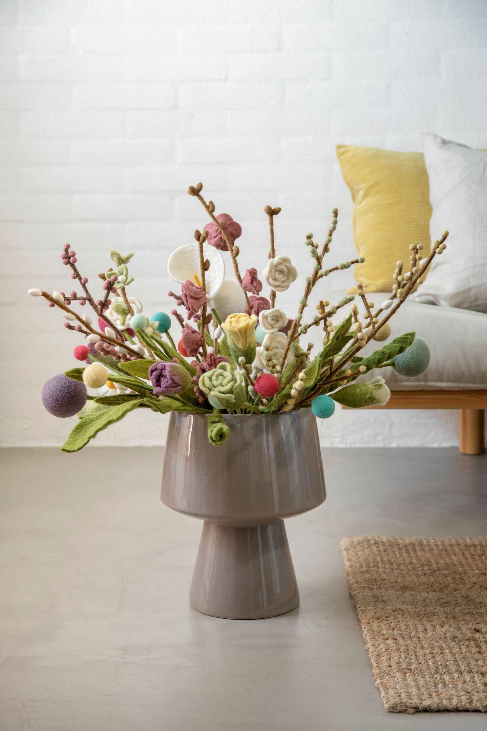 Vilten bloemen van Gry & Sif - Afbeelding 2