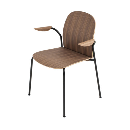 Gazzda stoel Book hout met armleuning - Afbeelding 4