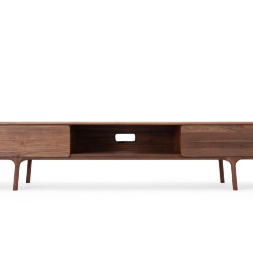 Gazzda Fawn Lowboard 2 lades walnoot - tv kast - Afbeelding 4