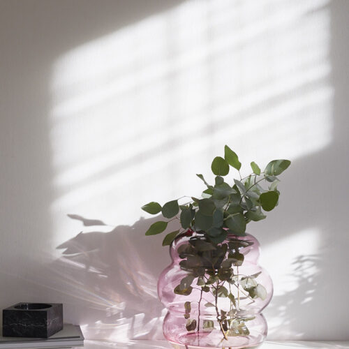 Muse Vase Clear Copper XL van Fundamental Berlin - Afbeelding 3
