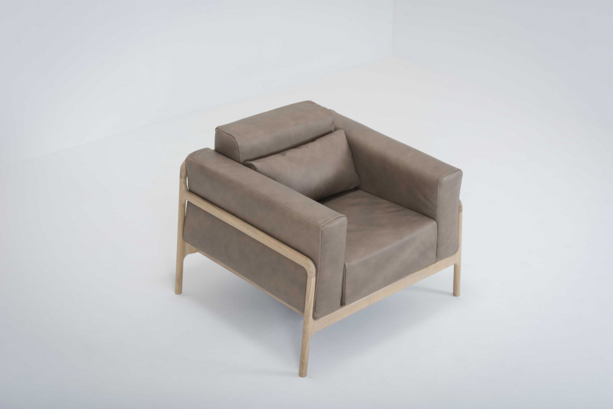 Gazzda Fawn fauteuil leder