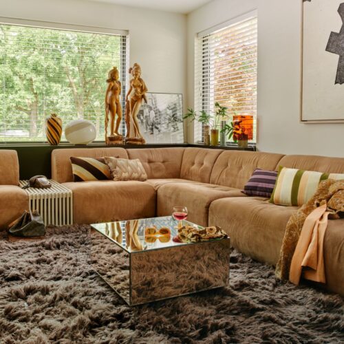 Alternative view of HKliving Fluffy vloerkleed Espresso 200 × 300 cm