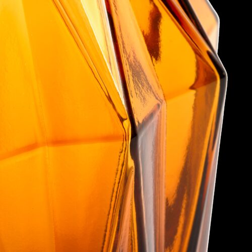 Glazen vaas Folds Ochre Large van Pols Potten - Afbeelding 3