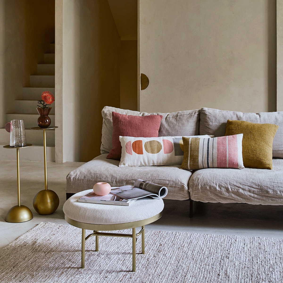 Side table goud S/M van Urban Nature Culture - Afbeelding 4