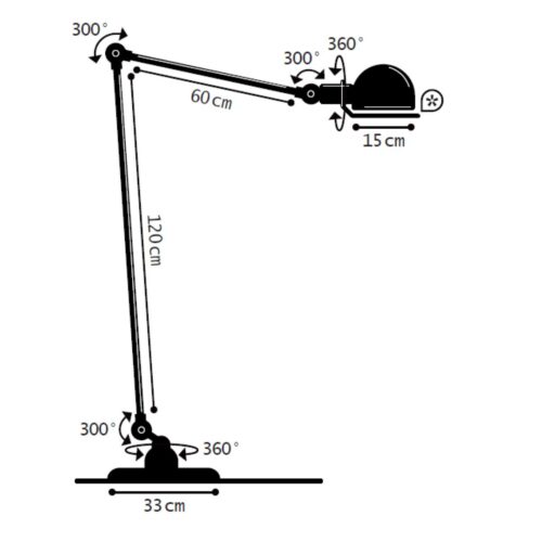 Jieldé Loft D1240 vloerlamp - Afbeelding 8