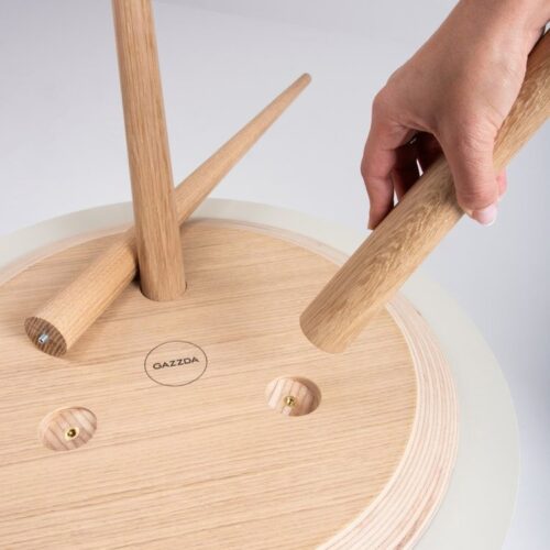 Alternative view of Gazzda Arp side table oak