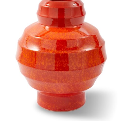 Sumo pot in oranje van Pols Potten