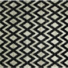 vloerkleed black white